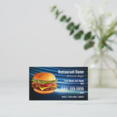 Carte de visite Burger (Debout devant)