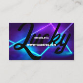 Carte De Visite Bus de fête, Limo de fête, Service de voiture (Dos)