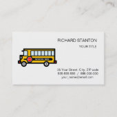 Carte De Visite Bus scolaire (Devant)