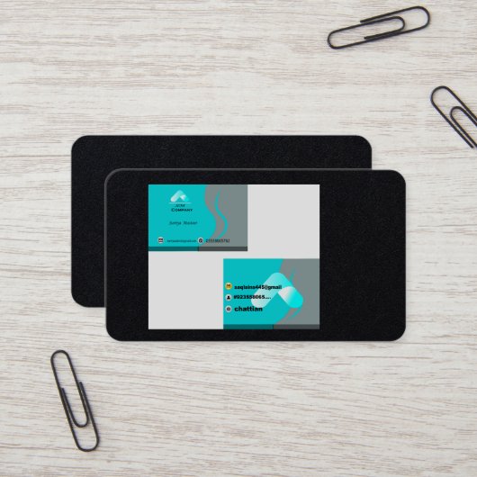 Carte De Visite buse (Devant/Arrière en situation)