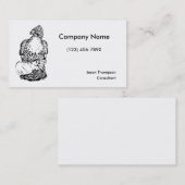 Carte De Visite Buse à queue rouge sur Glove (Devant / Derrière)