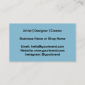 Carte De Visite Business Card (Dos)