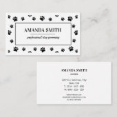 Carte De Visite Business Card (Devant / Derrière)