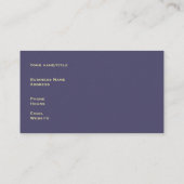 Carte De Visite Business Card, "Stained Glass" (Dos)