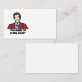 Carte De Visite Business Card Template - I'm Kind of a Big Deal (Devant / Derrière)