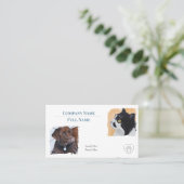 Carte De Visite Business Card with appointment (Debout devant)