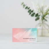 Carte De Visite Business card with background bright style (Debout devant)