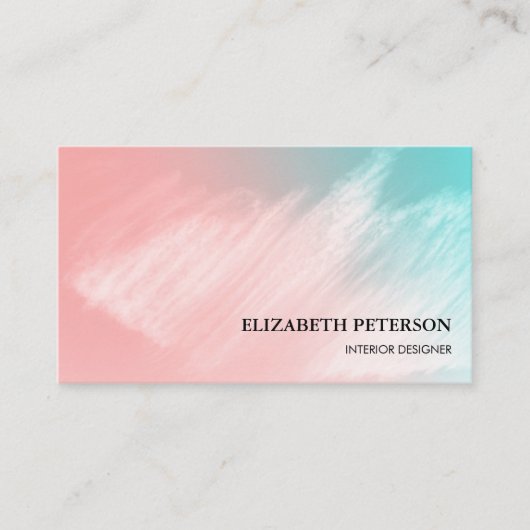 Carte De Visite Business card with background bright style (Devant)