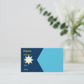 Carte De Visite Business Card with Flag of Minnesota (Debout devant)