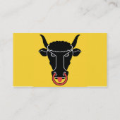 Carte De Visite Business Card with Flag of Uri, Switzerland (Dos)