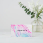 Carte De Visite Business card with stripe. (Debout devant)