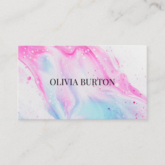 Carte De Visite Business card with stripe. (Devant)