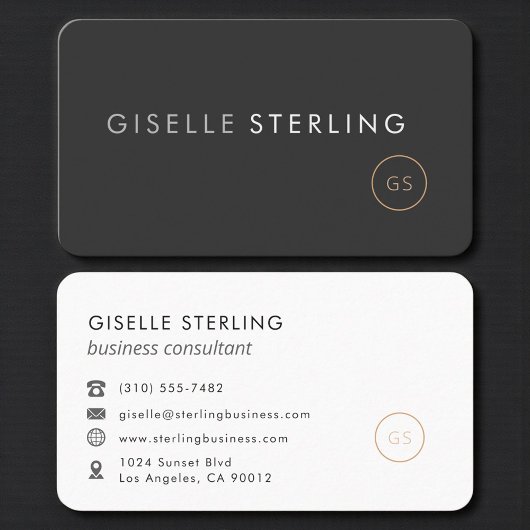 Carte De Visite Business Consultant Professional