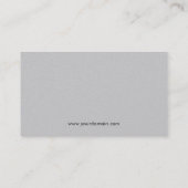 Carte De Visite Business Design Upscale Circulation Name (Dos)