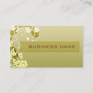 Carte De Visite business_floral