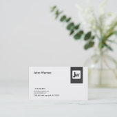 Carte De Visite Business général Card (Debout devant)