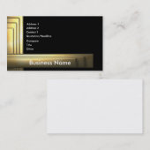 Carte De Visite business_gold (Devant / Derrière)