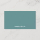 Carte De Visite Business Manager Contemporary Aqua Designs (Dos)