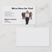 carte de visite "Business People" (Devant / Derrière)