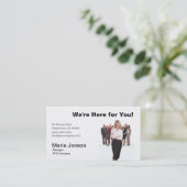 carte de visite "Business People" (Debout devant)