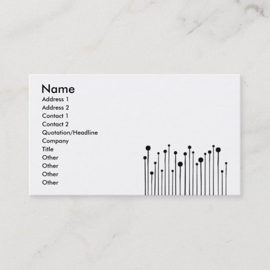 Carte De Visite business_simple_dotka (Devant)