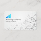 Carte De Visite Business Tech Logo | Networking Background (Devant)