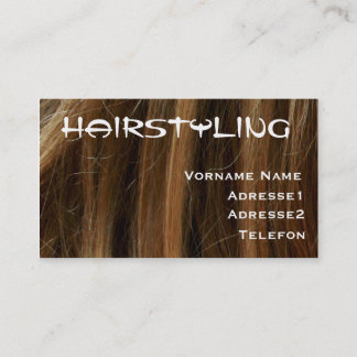 Carte De Visite Businesscard Hairstyist