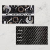 Carte De Visite BusinessCard : Outil de banc de mécanique (Devant / Derrière)