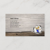 Carte De Visite Businesscard pour des services de bricoleur (Dos)