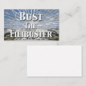 Carte De Visite Bust The Filibuster (Devant / Derrière)