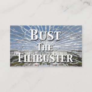 Carte De Visite Bust The Filibuster