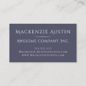 Carte De Visite Butterfleur violet | Papillon sur Fleur de Lis (Dos)