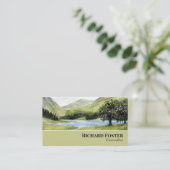 Carte De Visite Buttermere Lake District Angleterre Paysage (Debout devant)