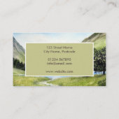 Carte De Visite Buttermere Lake District Angleterre Paysage (Dos)