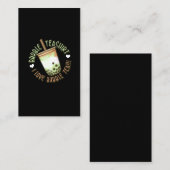 Carte De Visite Buveur de thé Boba (Devant / Derrière)