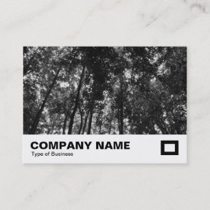 Carte De Visite BW Woodland Canopy