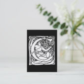 Carte De Visite C-Art Nouveau Lady Initial (Debout devant)