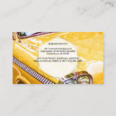 CARTE DE VISITE CAB TAXI, À DAMIERS CABS (Dos)