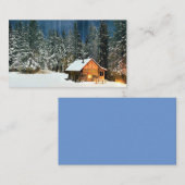 Carte De Visite Cabine de journal (Devant / Derrière)