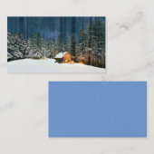 Carte De Visite Cabine de journal (Devant / Derrière)