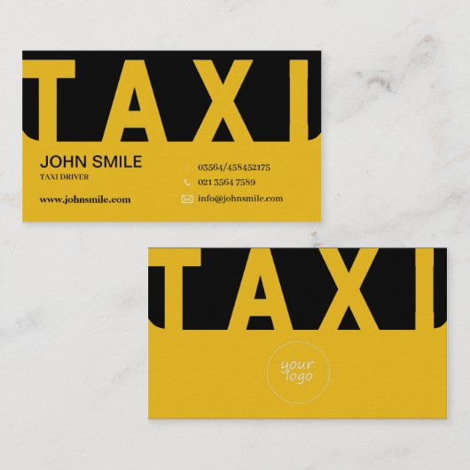 Carte De Visite Cabine de luxe (Devant / Derrière)