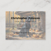 Carte De Visite Cabine du journal de l'extracteur Black Labrador A (Dos)