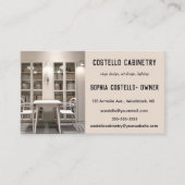 Carte De Visite Cabine modifiable (Devant)