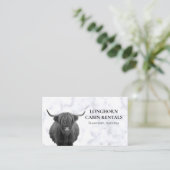 Carte De Visite Cabine Mountain Maison de vacances Location de vac (Debout devant)