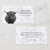 Carte De Visite Cabine Mountain Maison de vacances Location de vac (Devant / Derrière)