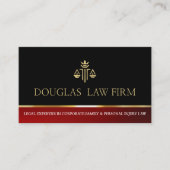 Carte De Visite Cabinet d'avocats Avocat photo Professionnel moder (Devant)