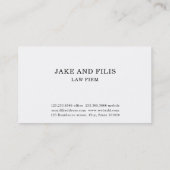 Carte De Visite Cabinet d'avocats professionnel en échelles d'or (Dos)