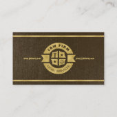 Carte De Visite Cabinet d'avocats | Services juridiques (Dos)