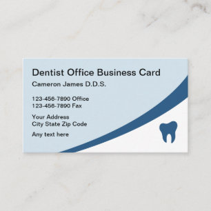 Carte De Visite Cabinet de dentiste moderne