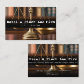 Carte De Visite Cabinet de droit des services juridiques Société s (Devant / Derrière)